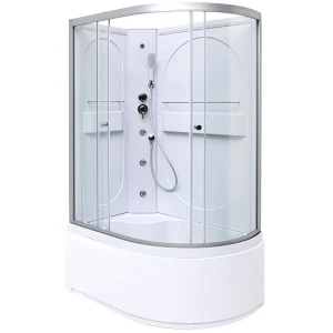 Душевая кабина Deto L 620 L N 120х80 с гидромассажем и LED подсветкой